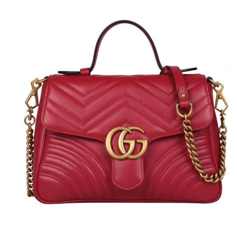 gucci handbag red